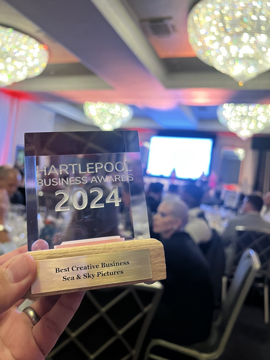 Last night we won the award for Best Creative Business at the #Hartlepoolbusinessawards
Lou and I were over the moon, it’s been a tough old time for us and many other companies in our industry, so a little bit of recognition really goes a long long way!