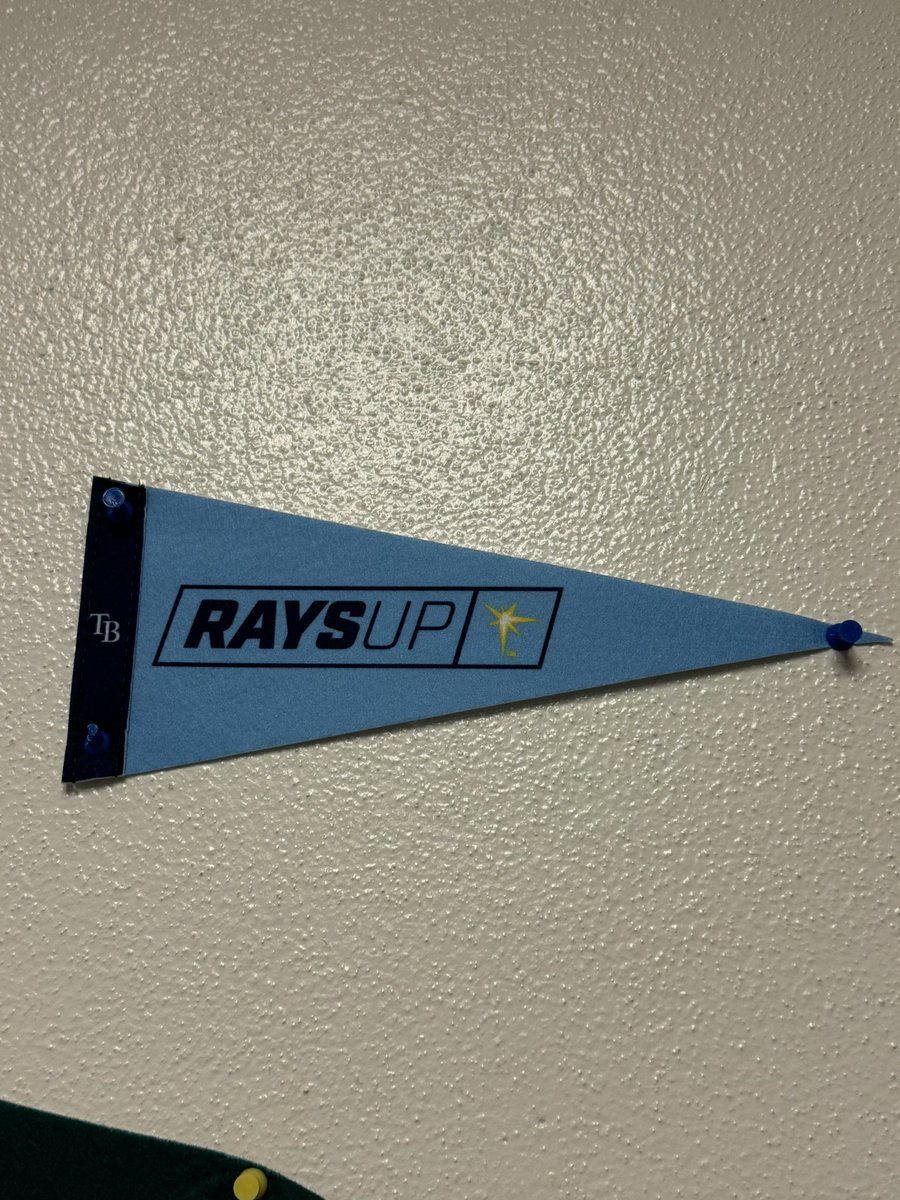 The <a href="/RaysBaseball/">Tampa Bay Rays</a> donated some classroom decorations to me.  Many thanks to them.  My students were excited to open the package!