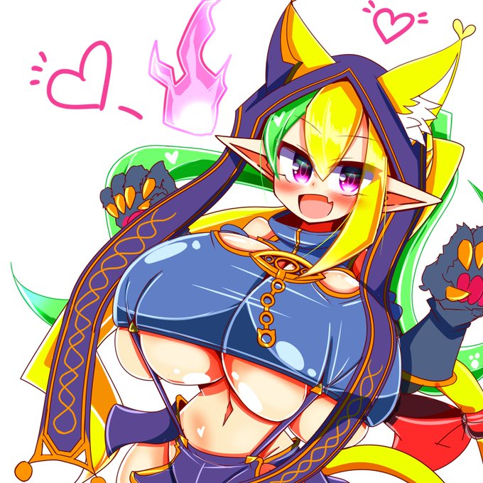 当たって嬉しかったのでどたぷんチャームウィッチちゃん描きました 