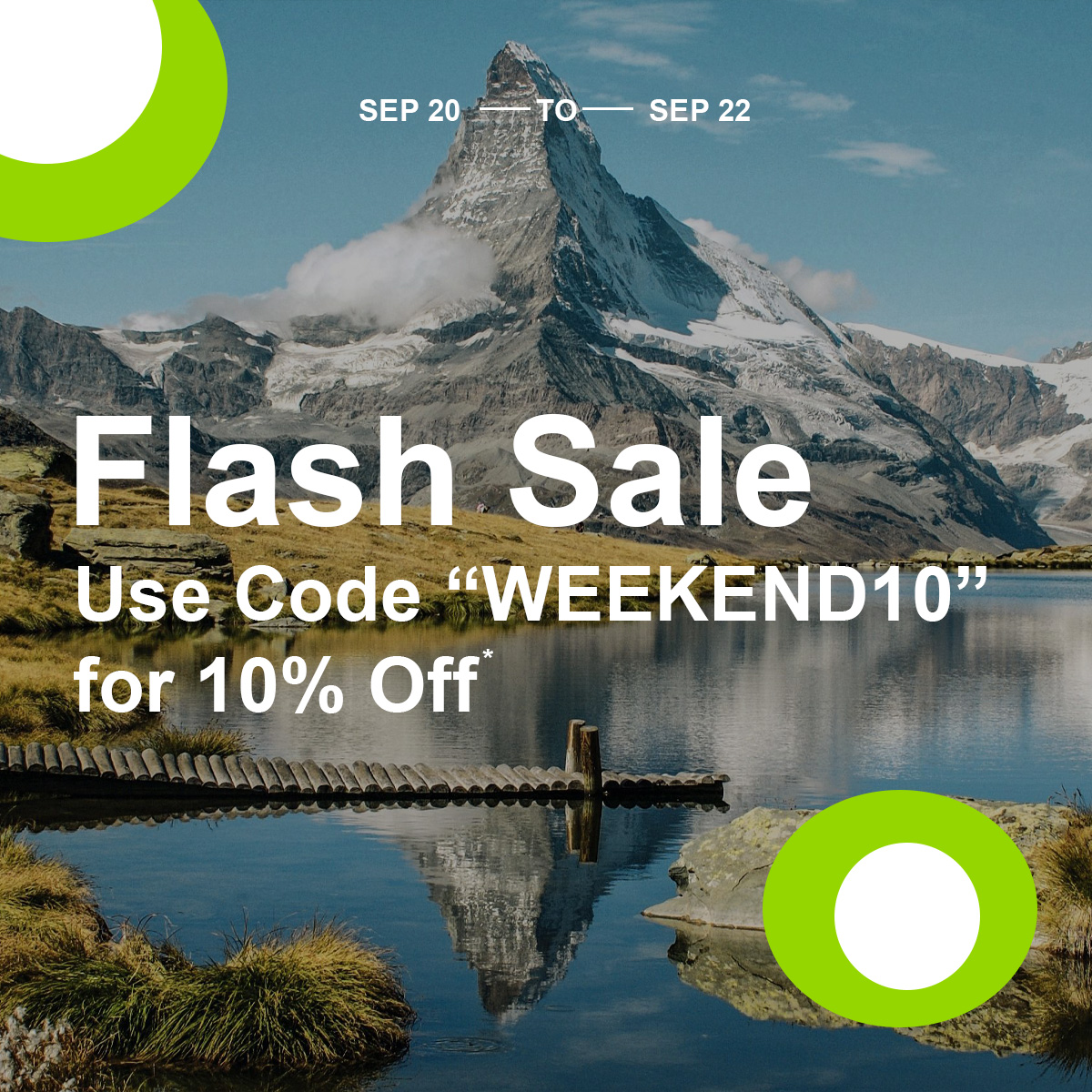 #BreakingNews‌ 
10% off nearly everything online and in-store when you use this code at the checkout, even on sale items!