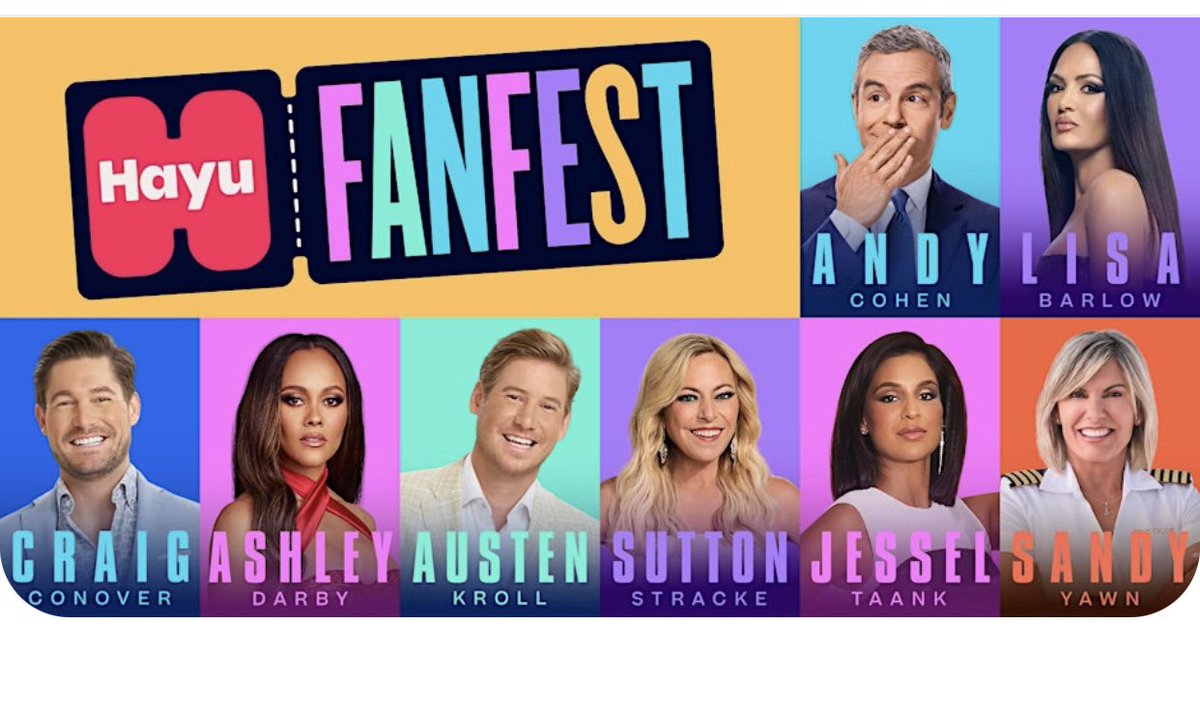 Harder to get tickets for this than oasis ! <a href="/hayusocial/">Hayu</a> <a href="/Andy/">Andy Cohen</a> <a href="/BravoTV/">Bravo</a>