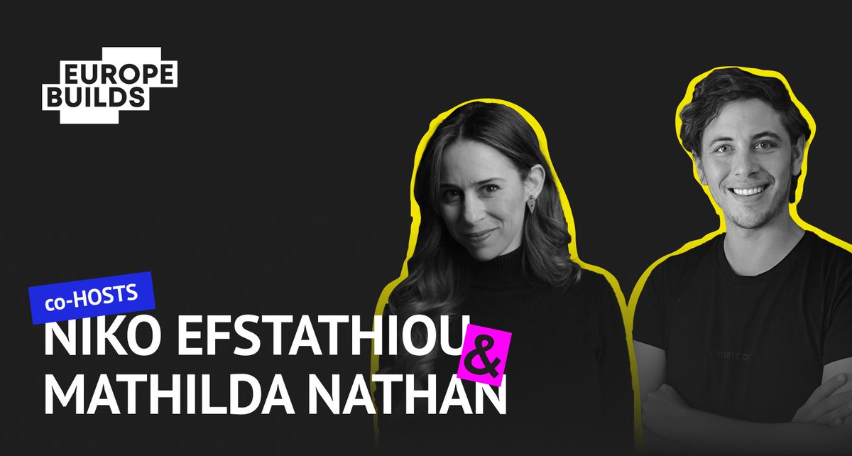 NikoEfst's tweet image. Europe builds, and it builds well. We have the founders, the start-ups and the stories to prove it. Can&apos;t wait to share with you our new podcast with @Mathilda_Nathan, EUROPE BUILDS, where we break the underdog stereotype for Europe&apos;s ecosystem one founder at a time. @byBORRN.