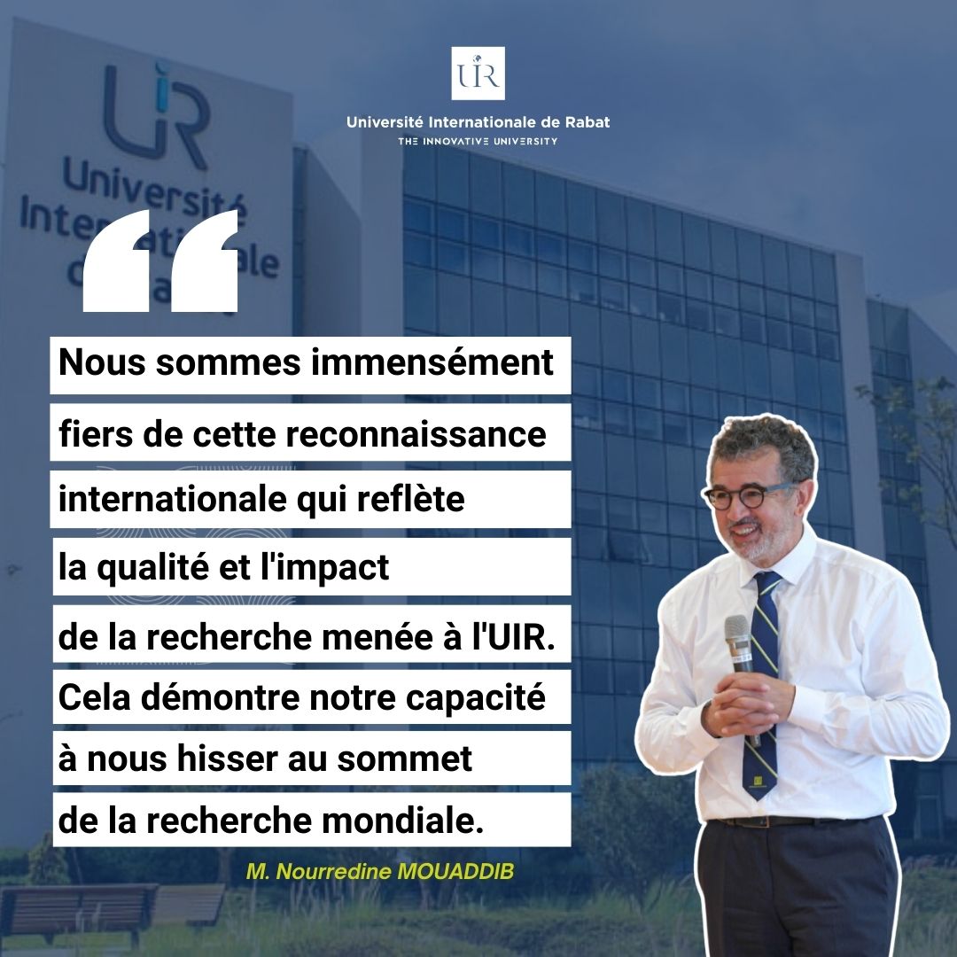 🏅 Six chercheurs de l'UIR parmi les 2% des meilleurs scientifiques mondiaux selon le classement 2024 de l'Université Stanford ! 🎓!  
Bravo pour cette distinction mondiale 👏🎉