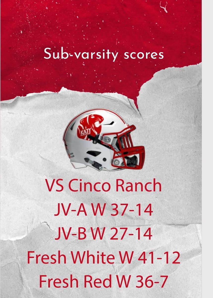 Katy Football tweet media