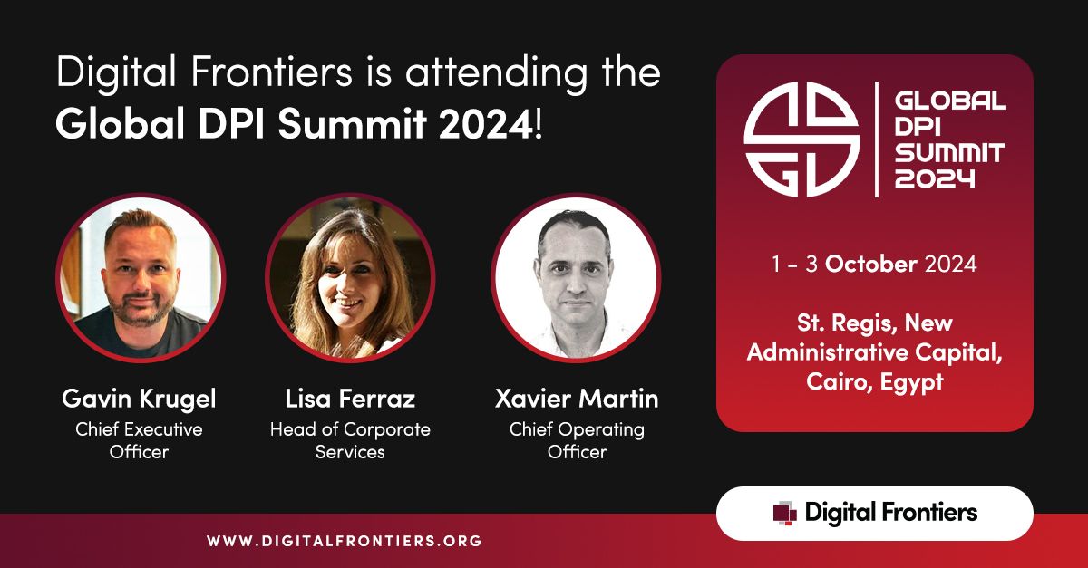 🌐Join <a href="/GavinKrugel/">Gavin Krugel</a>, Lisa Ferraz &amp; Xavier Martin Palomas at the Global DPI Summit in Cairo, Egypt, from October 1-3, 2024!

Don’t miss out on this incredible opportunity for networking and knowledge exchange. We hope to see you there! 🤝

#DPISummit2024