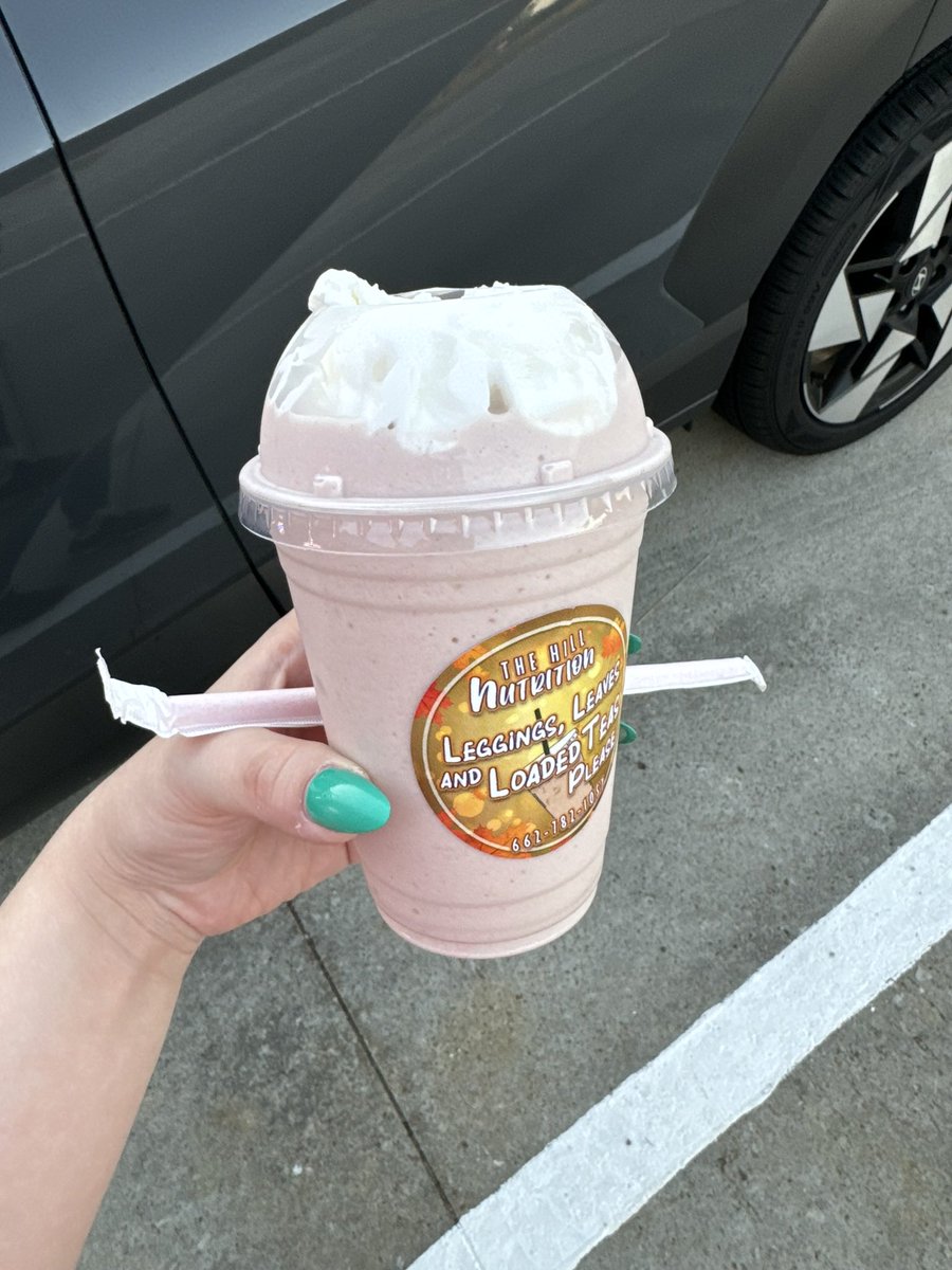 Madison has already enjoyed her shake this morning and off to Target!!