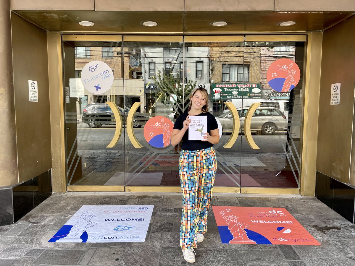 droidconNYC's tweet image. Calling all #AndroidDevs! Join @mvndy_hd for a special book signing in the Gold Room at 11 am. Don’t miss your chance! #dcnyc24 👏📚