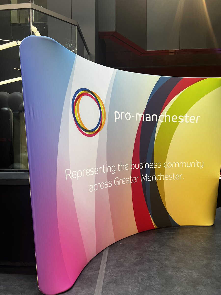 Today I’m at @promanchester #conference to hear how creative businesses can integrate content creation and storytelling, technology and innovation, and marketing and distribution into their brands and companies. ✨ <a href="/UA92MCR/">University Academy 92 (UA92)</a>