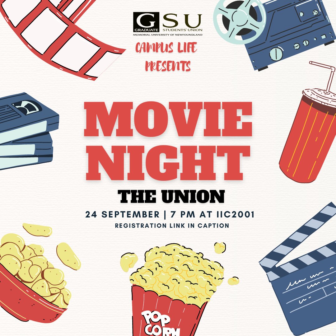 Join us for an exciting movie night next week 🎥

Registration link: forms.gle/JY3mhb8xLFyZYx…

Refreshments will be served!