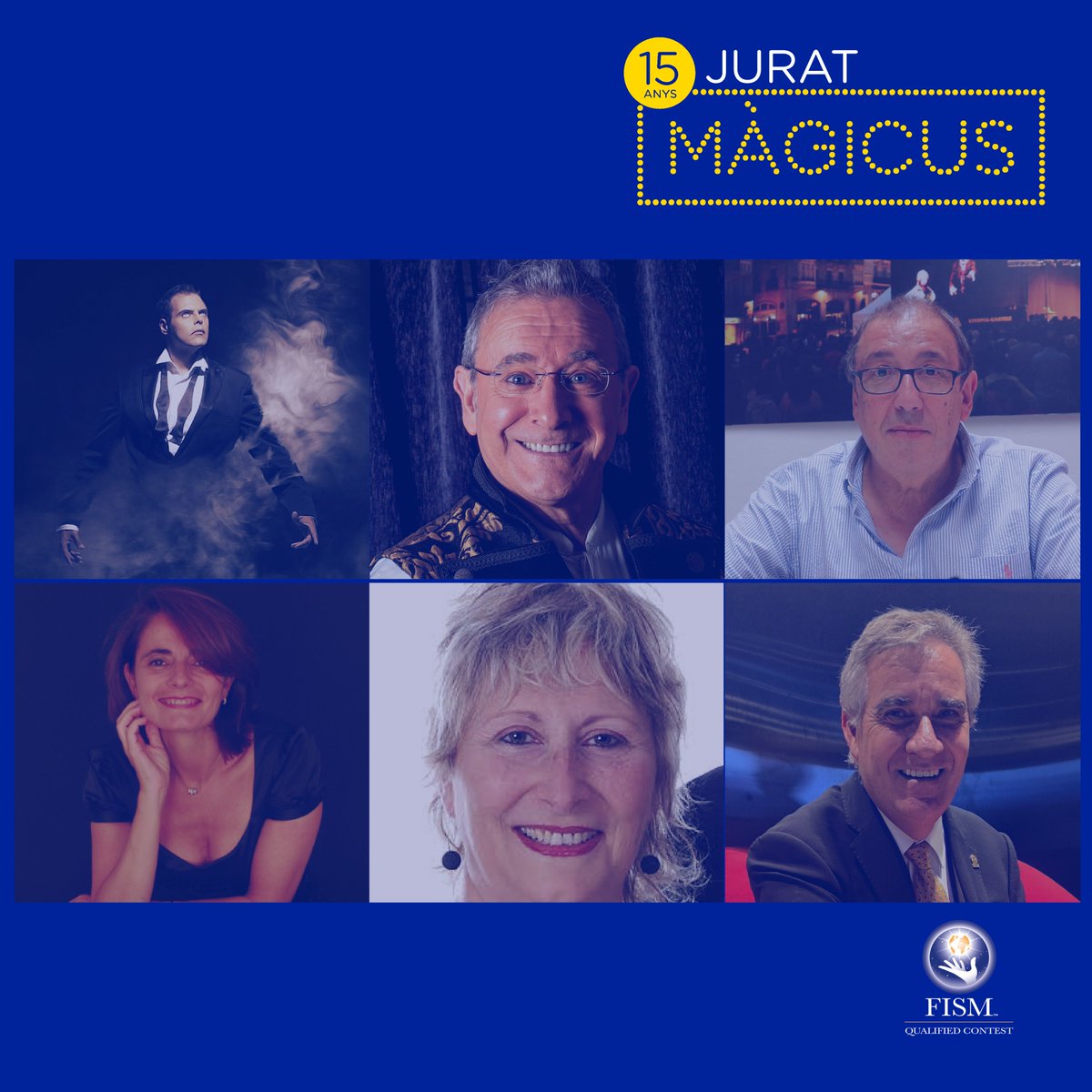 📢Queden només dos dies per tancar les inscripcions al Concurs de Màgia Jove del Festival Màgicus! 
👉festivalmagicus.com/inscripcioconc…

Coneixes el Jurat de l'edició d'enguany?
🪄 Adrian Soler
🪄 Enric Magoo
🪄 Jose Àngel Suárez
🪄 May Closa
🪄 Teia Moner
🪄 Xavier Tapias
#Magicus15anys