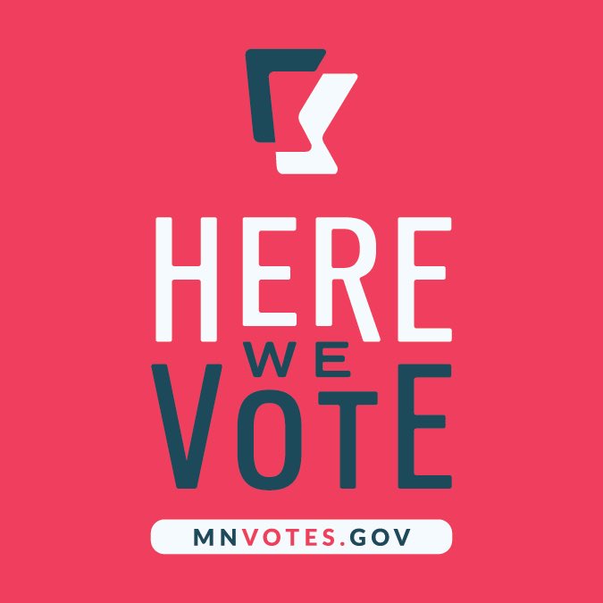 Starting today (!) you can vote early by absentee ballot in Minnesota for the 2024 general election. You can either vote in-person or you can order the ballot to come to you by mail. For more info, go to mnvotes.gov. 🗳️