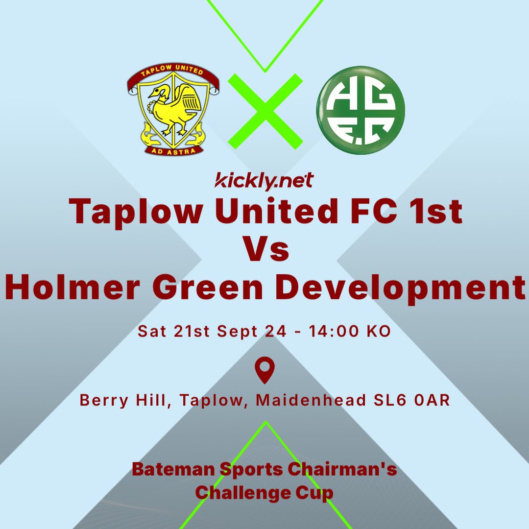 The 1st are back in action for another cup game against <a href="/holmerdevs/">Holmer Green Development</a> on home soil.

The clubhouse will be open from 1pm for refreshments and food.

#TUFC 🦢