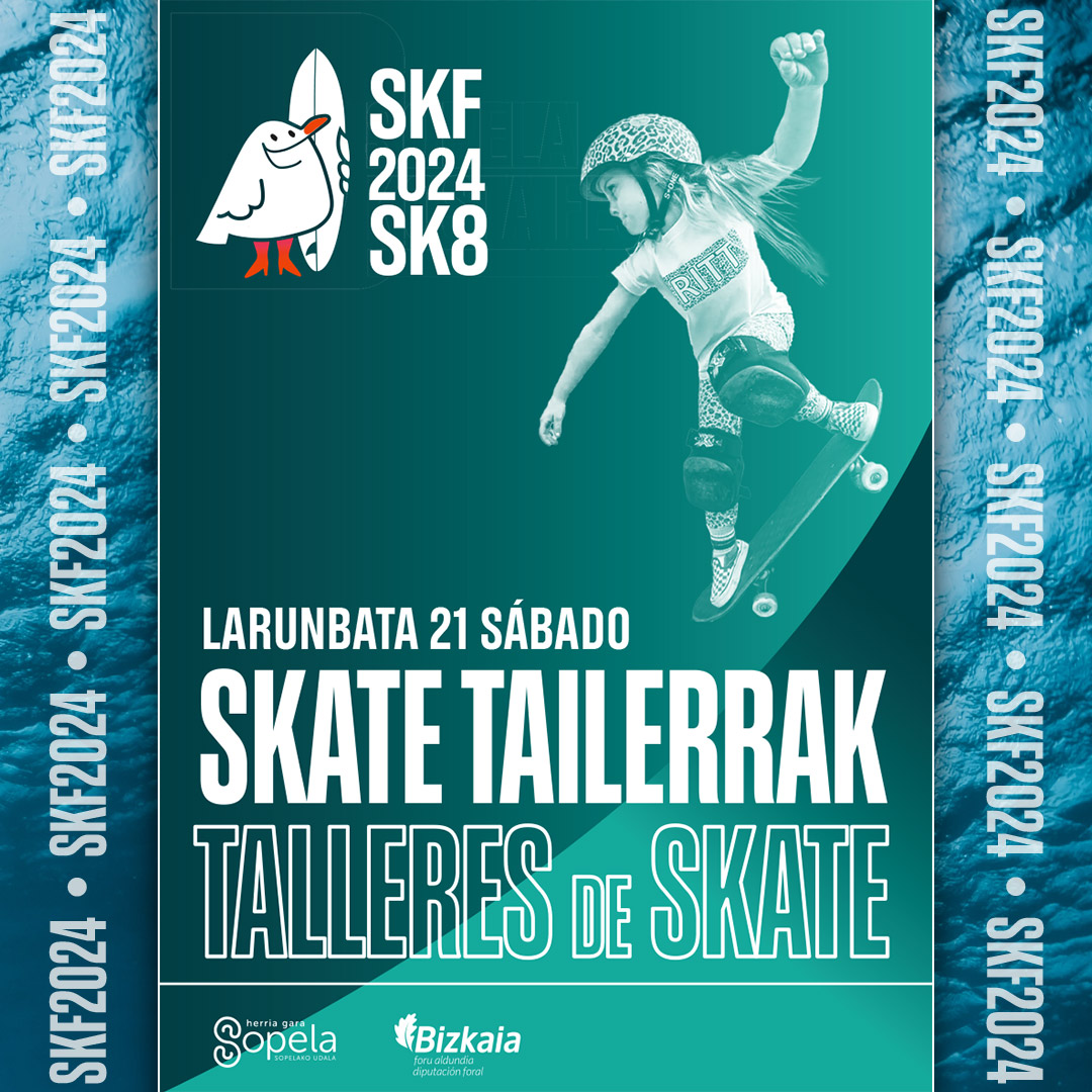 📍 LEKU ALDAKETA - CAMBIO DE UBICACIÓN

Eguraldi txarraren aurreikuspenak direla eta, biharko skate tailerrak lekuz aldatuko dira. kokapen berria: Olabide kalea 9

Debido a la predicción de mal tiempo, el taller de skate de mañana será en: calle Olabide 9

#SopelaKostaFest2024