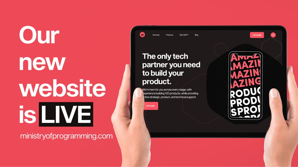 🚀 We’re thrilled to announce that our brand new website is LIVE! 🌐

We’d love for you to check it out and let us know what you think. Just click the link below and dive in: 

ministryofprogramming.com/en

Thank you for being a part of this journey with us! 🚀