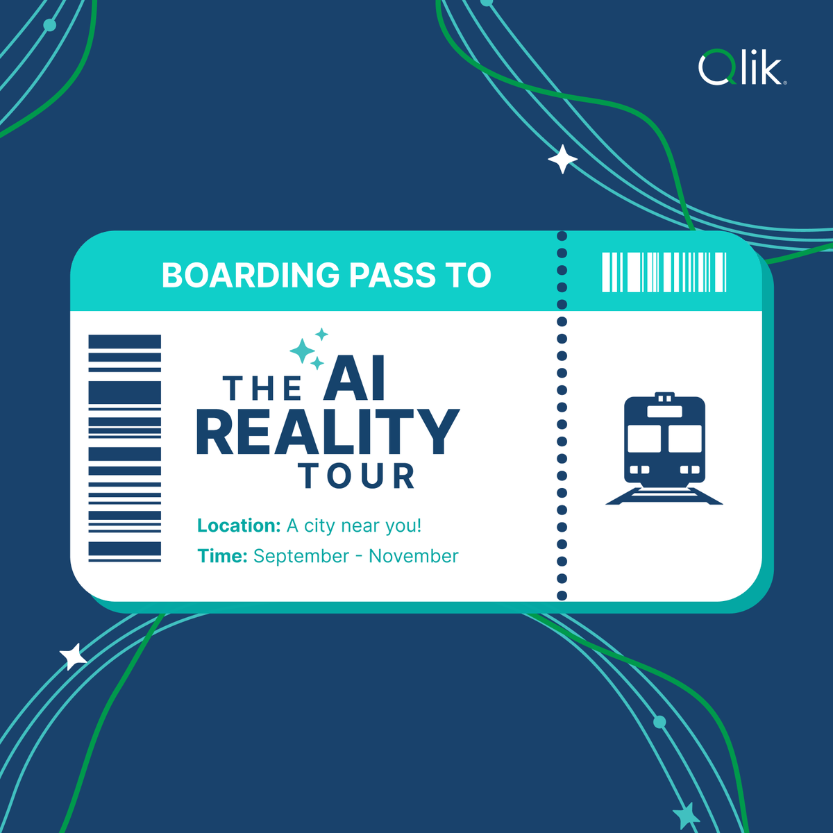 qlik's tweet image. Will we see you soon on the #AIRealityTour? Don't miss your opportunity to gain actionable insights, network with industry experts, and see our latest groundbreaking solutions in action.

Check out our full schedule to see where we're headed next: bit.ly/3WXVIgm