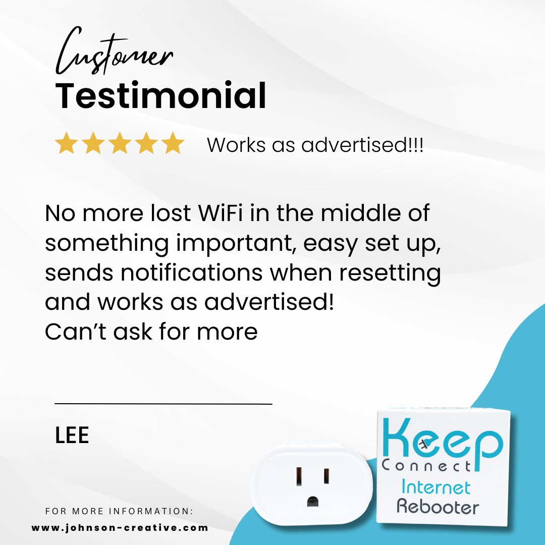 KeepConnectLLC's tweet photo. 𝐃𝐢𝐬𝐜𝐨𝐯𝐞𝐫 𝐰𝐡𝐚𝐭 𝐨𝐮𝐫 𝐬𝐚𝐭𝐢𝐬𝐟𝐢𝐞𝐝 𝐜𝐮𝐬𝐭𝐨𝐦𝐞𝐫𝐬 𝐚𝐫𝐞 𝐬𝐚𝐲𝐢𝐧𝐠 𝐚𝐛𝐨𝐮𝐭 𝐊𝐞𝐞𝐩 𝐂𝐨𝐧𝐧𝐞𝐜𝐭!

Shop directly at https://t.co/1Yr8D8bFBc, Amazon, eBay, and Walmart.

#KeepConnect #SmartDevice #Smarthome #Amazon #ebay #walmart #internetofthings https://t.co/H2pNBqZuIB