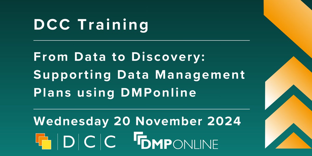 🗣️We’re hosting a training event in Manchester focused on supporting DMPs using <a href="/DMPonline/">DMPonline</a> on 20 November!

✅This interactive training will present key components of DMPs and offers best practices for those in research support roles.

Learn more⬇️
eventbrite.co.uk/e/from-data-to…