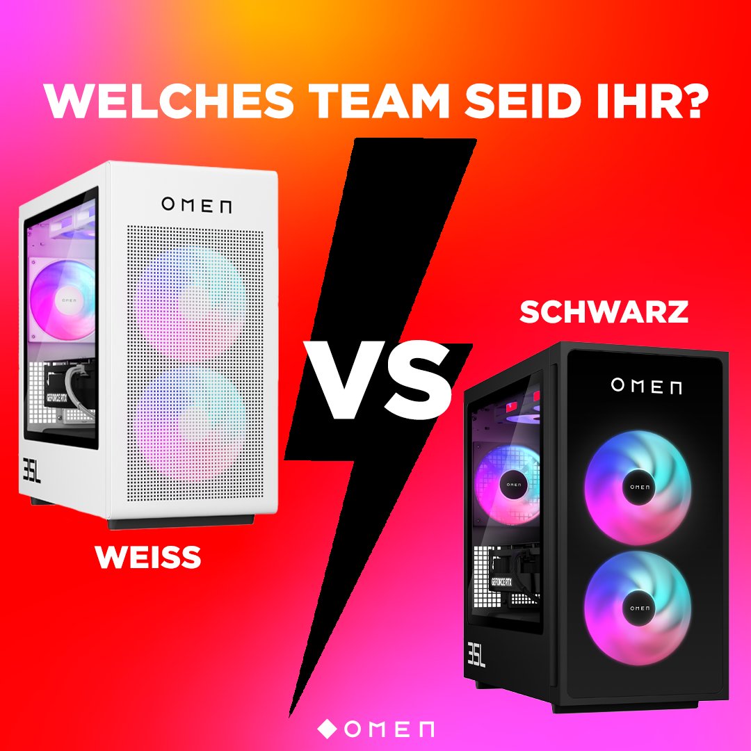 Lieber schwarz oder weiß, und warum? - Möge der Krieg in den Kommentaren beginnen😅
#OMEN #OMEN35L #gaming #blackorwhite