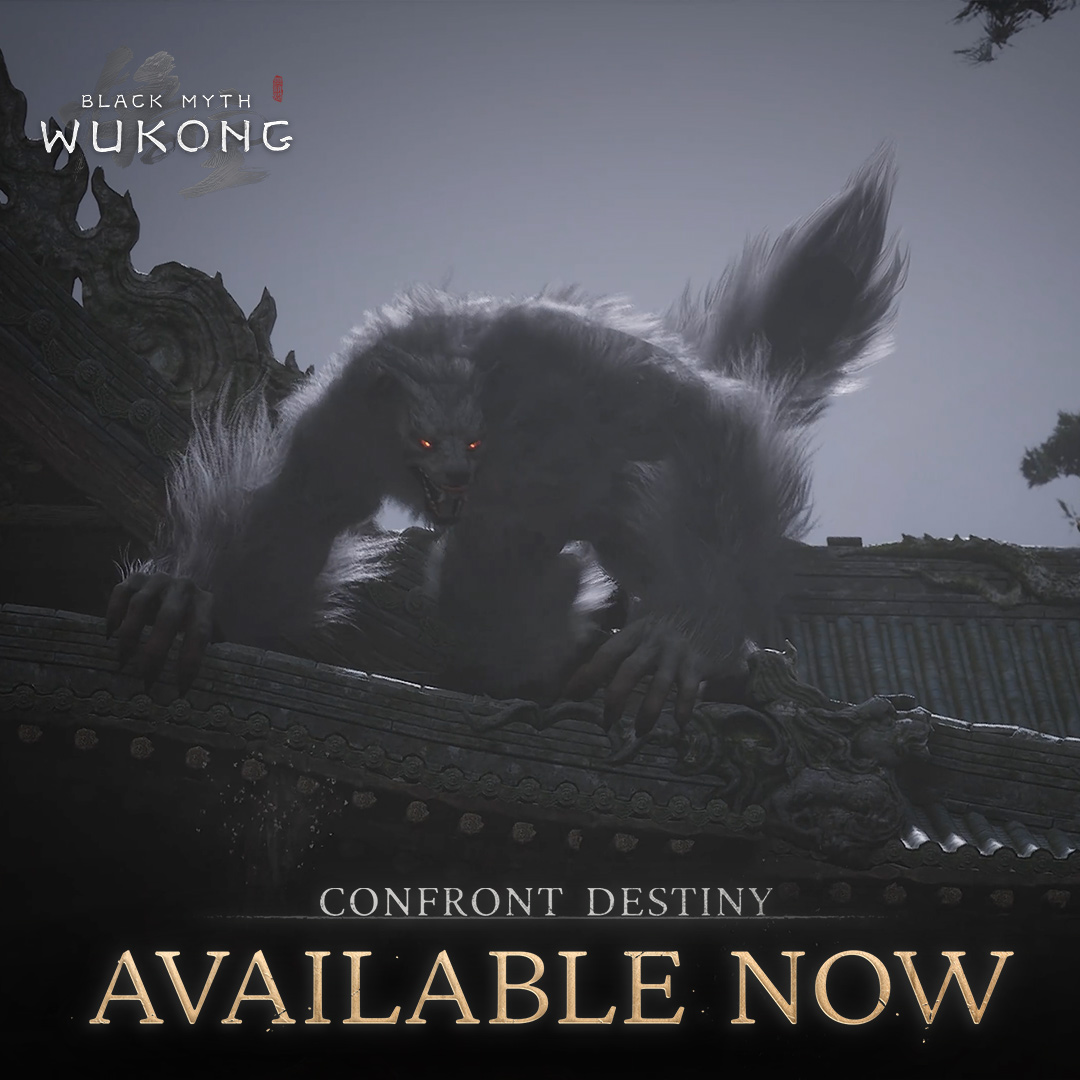 BlackMythGame's tweet photo. Feel the heat of battle and the thrill of power in Black Myth: Wukong. 😈😈😈Play now on PS5, Steam, Epic Games Store, and WeGame!