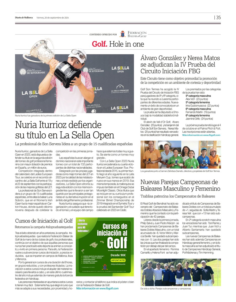 FederaciónBalearGolf tweet media