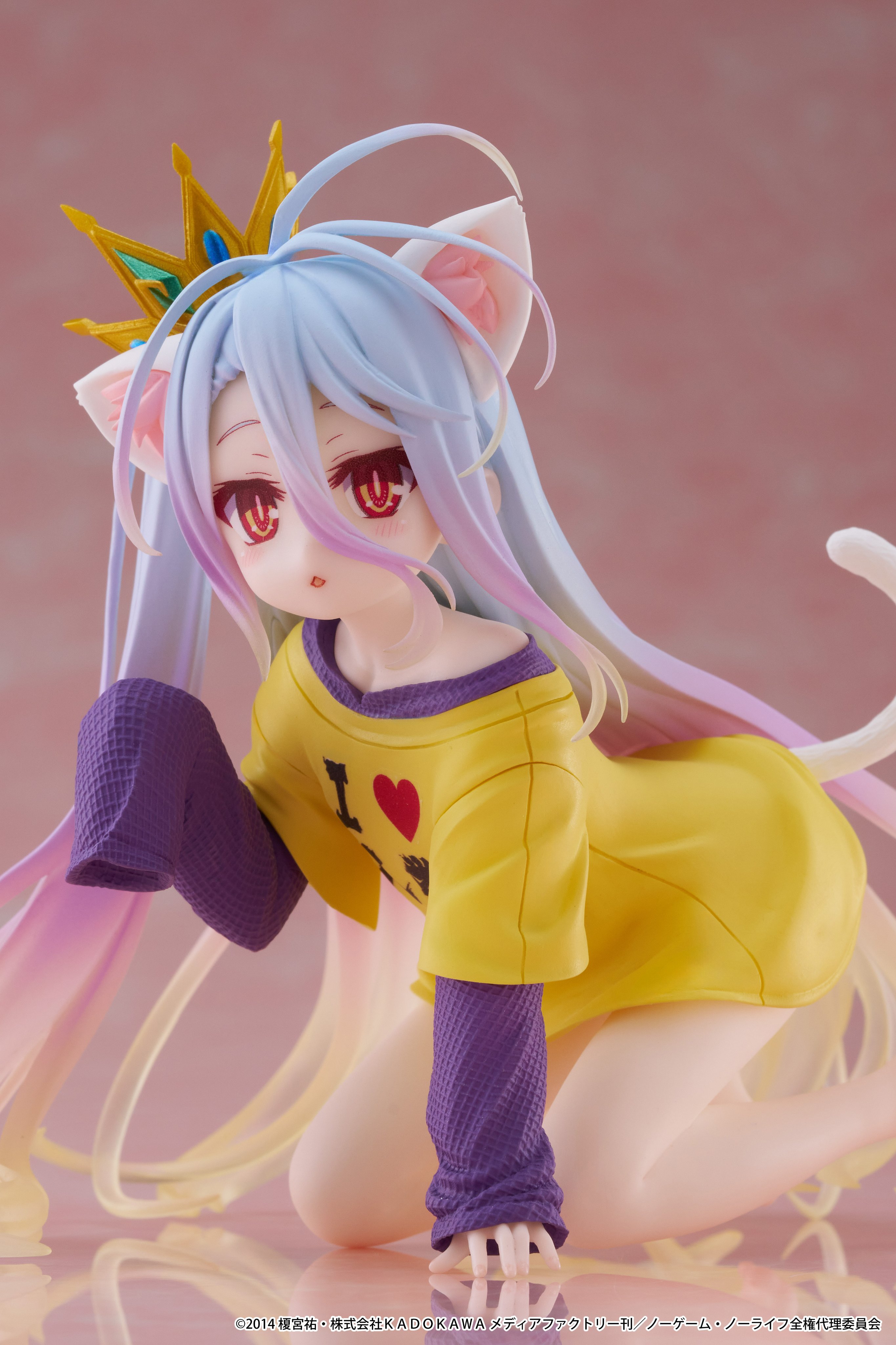 Amazon | ノーゲーム・ノーライフ Desktop Cute フィギュア 白
