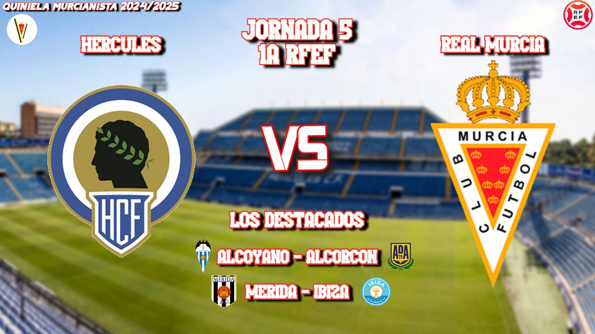 QMurcianista's tweet photo. ⚽️ JORNADA 5 ⚽️

¡Volvemos donde fuimos felices! ¡Parece ayer cuando ascendimos en el Rico Pérez! Y mañana regresamos con la misma ilusión, ¡y más!

1️⃣ Dadle al RT 🔁
2️⃣ Dejad vuestros resultados y un goleador del Murcia 💬
3️⃣ Citad a un amig@ 👥

🥩 Gracias a @comprarjamonero https://t.co/STeyMZusnd