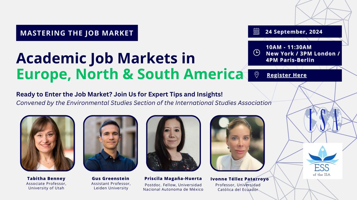 Are you free Tuesday at 10AM EST? You don't want to miss our webinar on the #jobmarket in #Europe, #NorthAmerica and #SouthAmerica! 
Register at bit.ly/AmericaEurope and join us for expert tips and insights! 👩‍💻💡