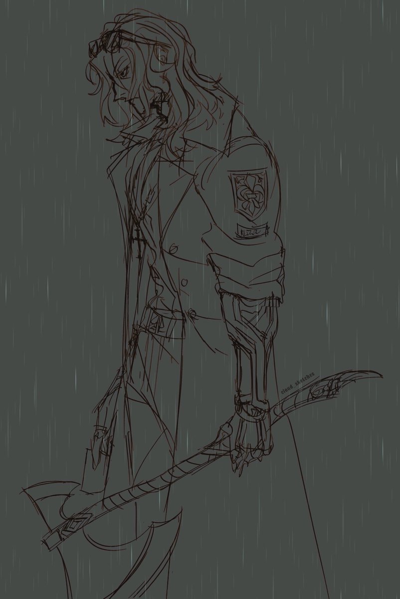 cloud_sketches's tweet image. In the embrace of the rain, find solace and serenity. ⛈️