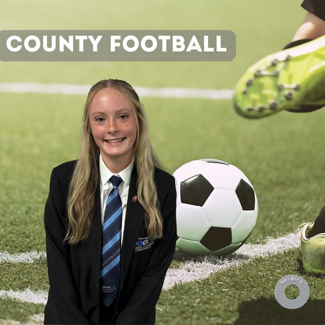 Football team success ⚽️

Congratulations to our year 10 student, Ellie, who has recently been selected for the U16 County football team 🏆

Well done Ellie, we are so proud of you! ⭐️