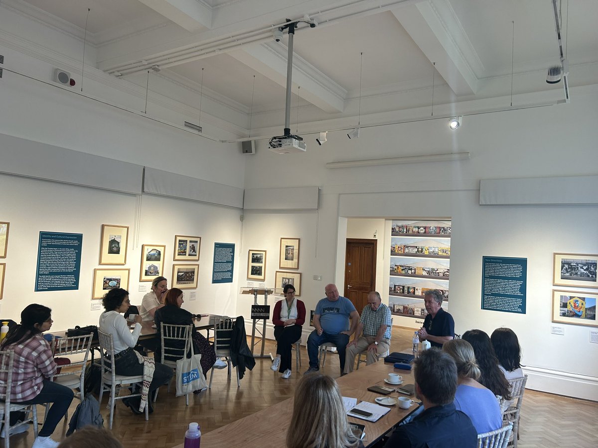 Chris Reynolds (@chrisreynolds68) on Twitter photo On day 2 of 4 Slow Memory core group meeting we heard from local education and funding stakeholders <a href="/UlsterMuseum/">Ulster Museum</a>. We were then joined by Bill Rolston to discuss his murals exhibition before hitting Belfast’s streets for a fascinating tour. On day 2 of 4 Slow Memory core group meeting we heard from local education and funding stakeholders <a href="/UlsterMuseum/">Ulster Museum</a>. We were then joined by Bill Rolston to discuss his murals exhibition before hitting Belfast’s streets for a fascinating tour.