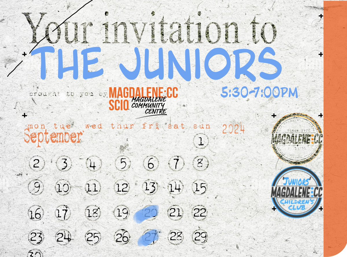 Calling all Primary 4-6 kids! Come &amp; join the best way to spend your Friday evening—packed with games, fun activities, and plenty of friends!
🗓 Every Friday
⏰ 5:30pm - 7:00pm
📍 Magdalene Community Centre
Start your weekend with a blast!
#JuniorYouthClub #FunFriday #P4toP6