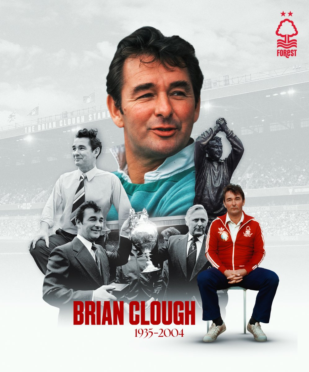A man whose legacy continues to guide us.

Remembering Brian Clough on the 20th anniversary of his passing ❤️