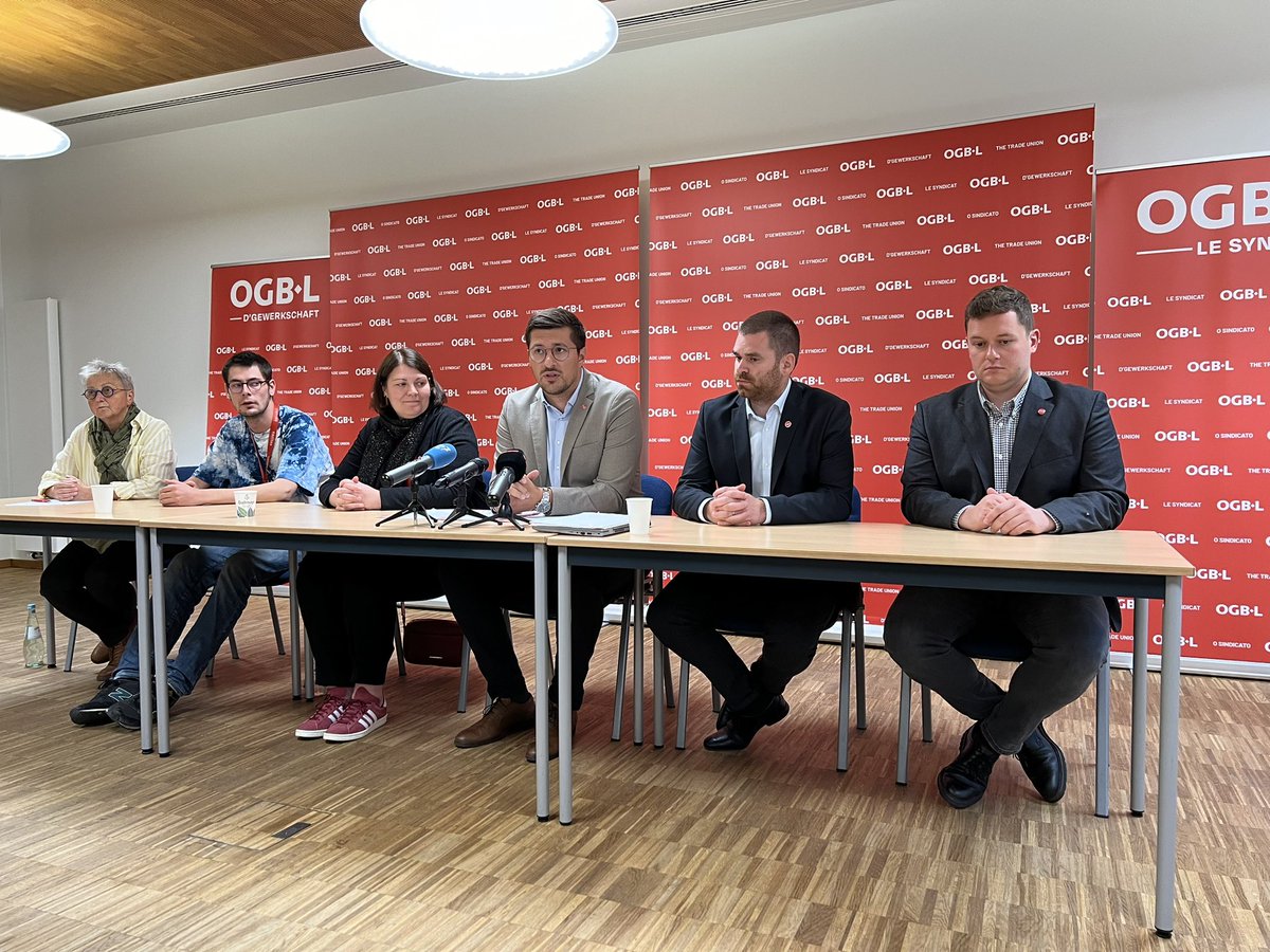 OGBL_Luxembourg's tweet image. 🔴 Affaire Caritas: entre manque de transparence et traitement intolérable des salariés 🔴

Le syndicat Santé, Services sociaux et éducatifs de l’OGBL donne actuellement une conférence de presse. Plus d’informations à suivre…