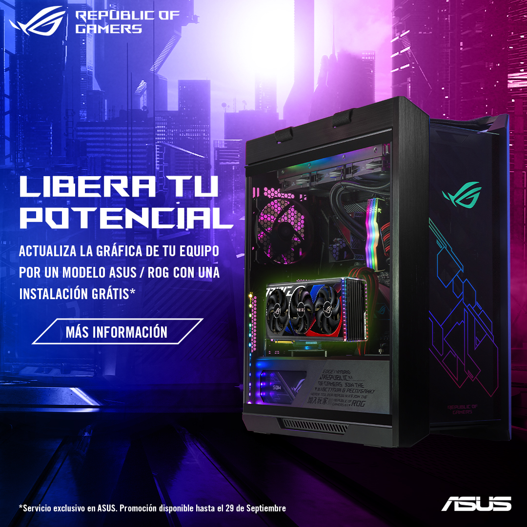 lifeinformatica's tweet image. ¿Necesitas cambiar de GRÁFICA?🤔
Compra una tarjeta gráfica @ASUS_ib o @ASUSROGES antes del 29 de septiembre de 2024 en nuestra web o tienda y te la sustituimos gratis en nuestro servicio técnico.
Compra tu gráfica ASUS aquí 👉lc.cx/uv18Ro

#asus #LIFEInformatica