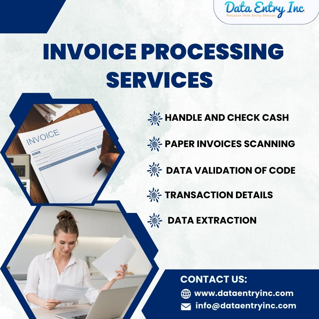 Data_Entry_Inc's tweet photo. Tired of dealing with invoice errors? At Data Entry Inc., we specialize in reducing mistakes by providing meticulous invoice processing services.
To know more - https://t.co/IFy4jiRP3N
#invoiceprocessingservices, #invoiceprocessingservice, #outsourcinginvoicingservices, https://t.co/TX1pBZsyPK