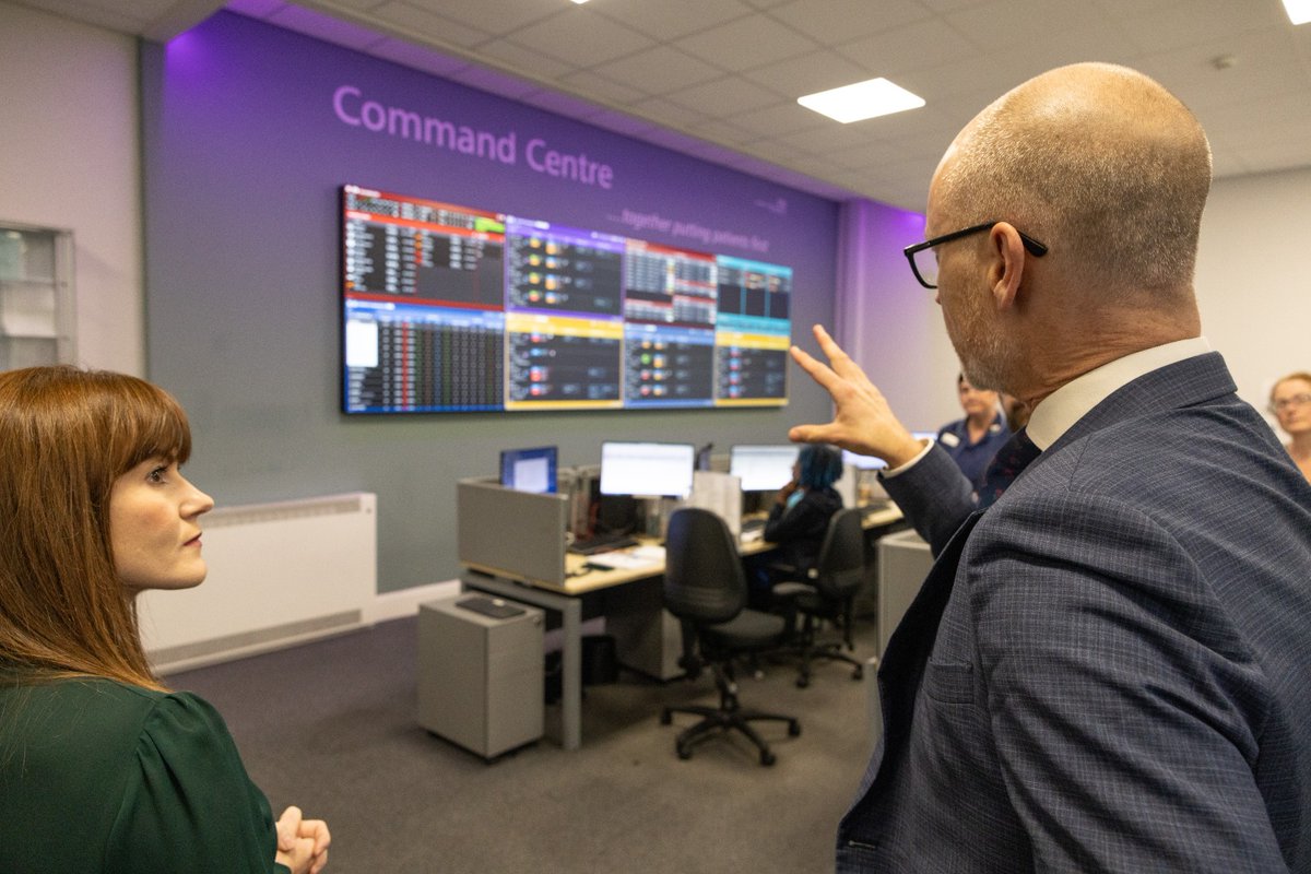 Stephen Kinnock (@skinnock) on Twitter photo At the Bradford Royal Infirmary <a href="/BTHFT/">Bradford Teaching Hospitals NHS FT</a> I met the Multi Agency Integrated Discharge Team and saw Europe's first hospital command centre powered by AI which enables staff to make quick and informed decisions about patient care. 3/4 At the Bradford Royal Infirmary <a href="/BTHFT/">Bradford Teaching Hospitals NHS FT</a> I met the Multi Agency Integrated Discharge Team and saw Europe's first hospital command centre powered by AI which enables staff to make quick and informed decisions about patient care. 3/4