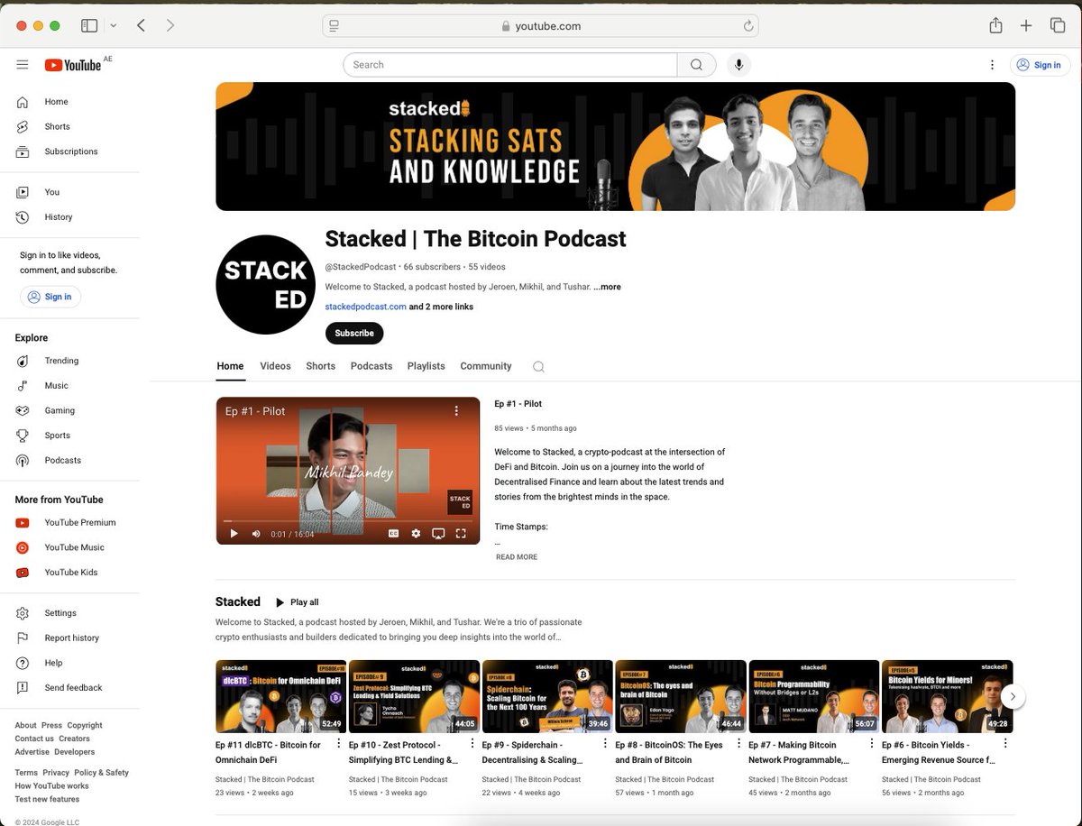 Stacked | The Bitcoin Podcast tweet media