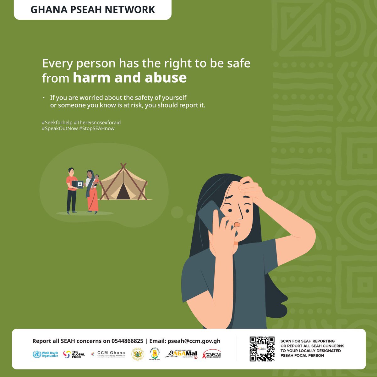 Blings9ja's tweet photo. Any unwelcome conduct of a sexual nature that causes offense or humiliation is Sexual Harassment.
 #GhanaPSEAHNetwork
#Seekforhelp #SpeakOutNow #ZeroToleranceforSEAH #ReportSEAH
@WHO @UNFPA @_GHSofficial @KayBenWilliams @UNAIDS https://t.co/jaLObfYJ9B