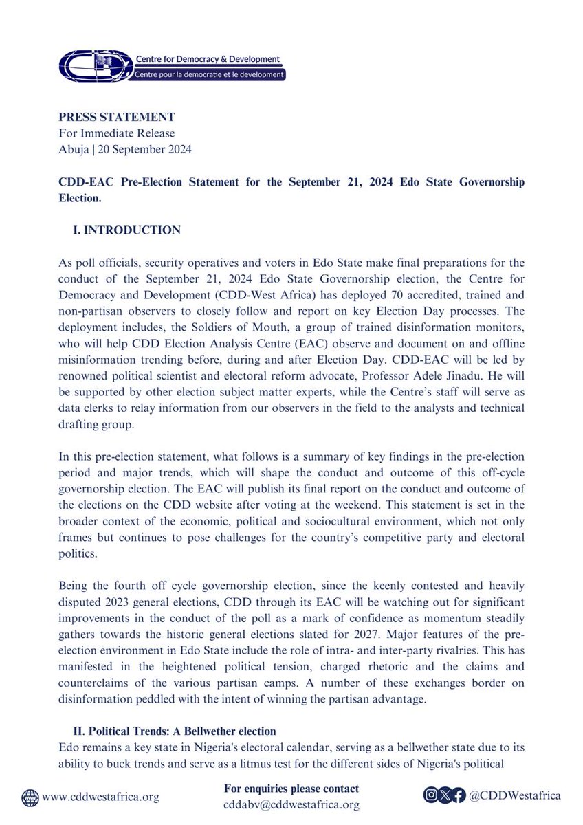 CDD West Africa tweet media