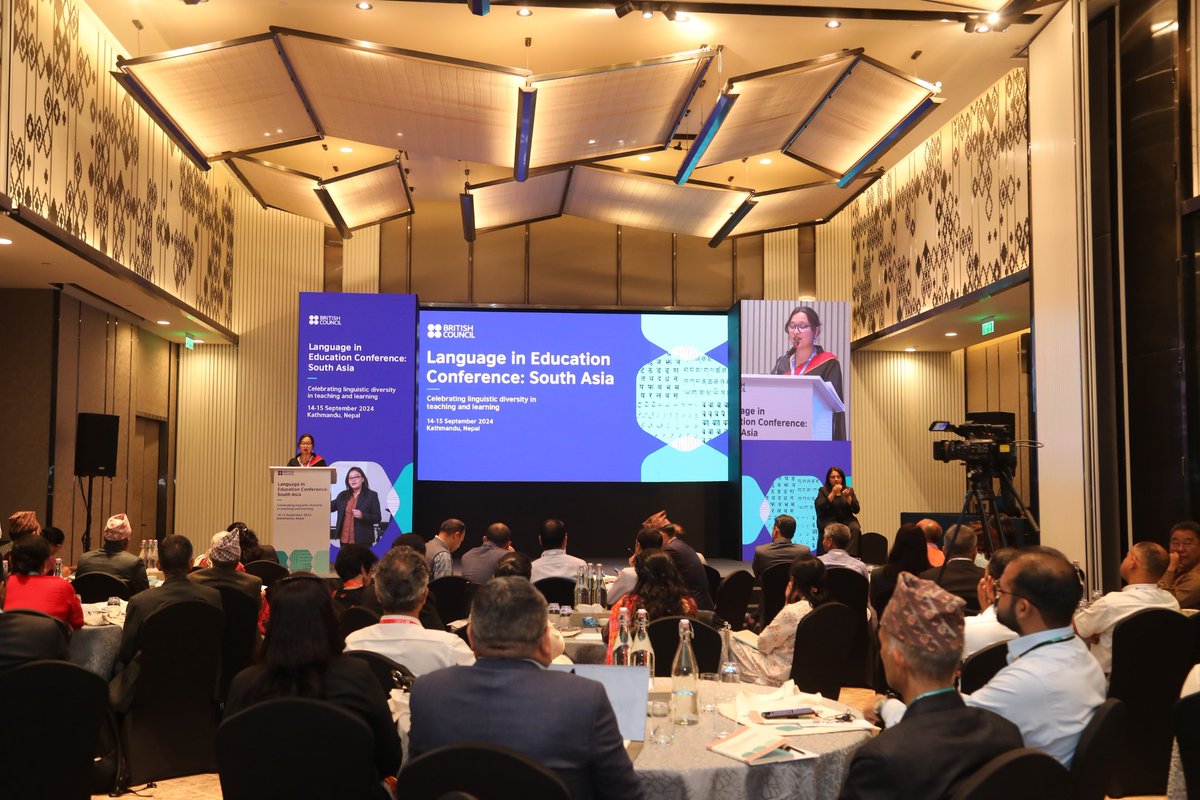 inBritish's tweet image. The delegation provided insights from India on how language in education intersects with key areas of assessment,  foundational learning, educational transitions, socio-emotional aspects, and learning and teaching in challenging environments.
#EnglishProgrammes