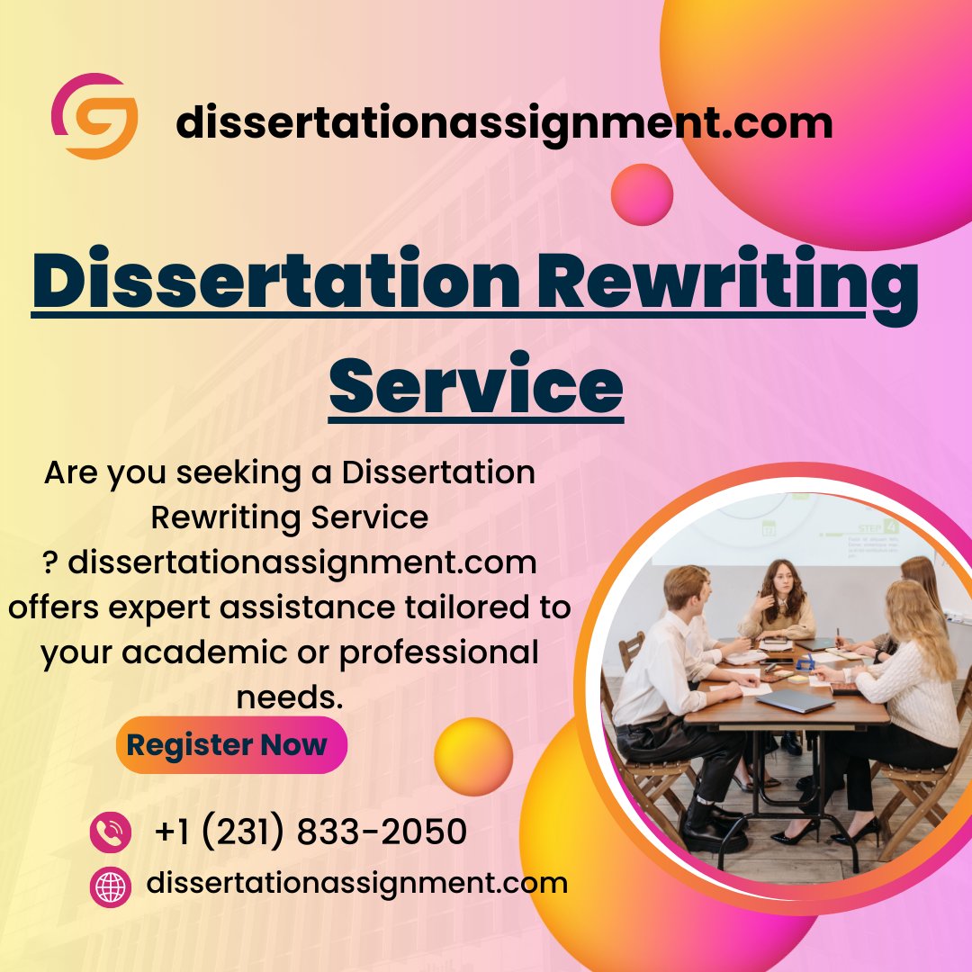 Payessaywriting's tweet image. Dissertation Rewriting Service
#DissertationRewritingService
#DissertationRewriting
#DissertationService
#DissertationEditintService
.
Contact Us: wa.link/r8suly
+1 (231) 833-2050
Order Now Via: dissertationassignment.com
.
.