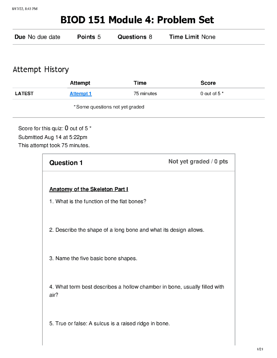 sn4502092's tweet image. hackedexams.com/item/18316/bio…
Biod 151 Module 4 Problem Set Anatomy Of The Skeleton Part I
#biod151 #Module4 #ProblemSet #anatomy #theskeleton #hackedexams
