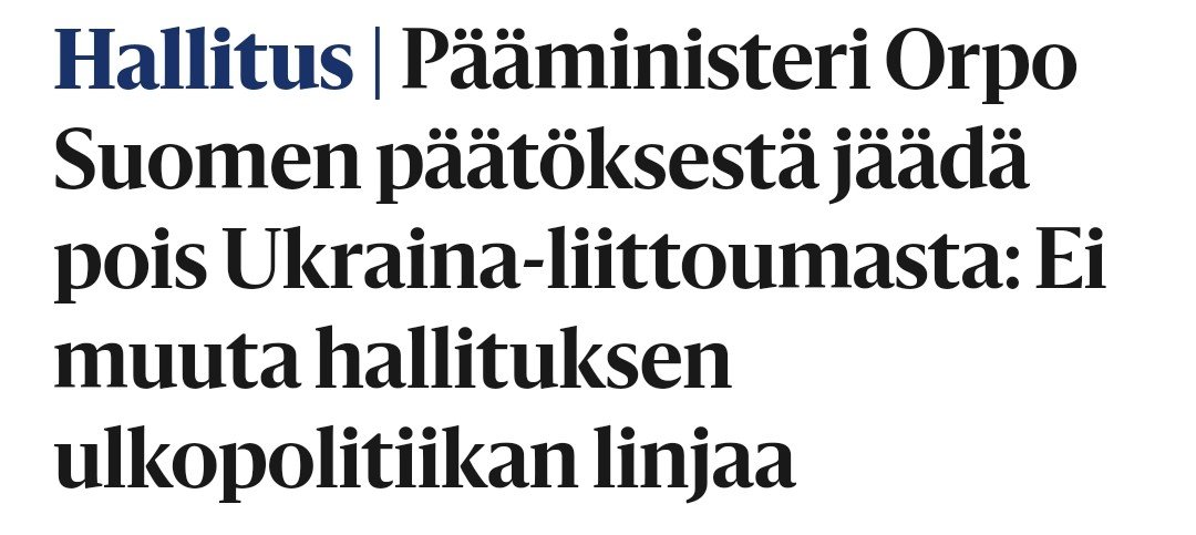Okei. Sitten varmaan on syytä kysyä, mikä se linja oikein on jos Ville Tavio sen määrittelee.

hs.fi/politiikka/art…