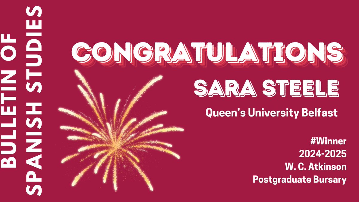 Bulletins of Spanish & Spanish Visual Studies tweet media