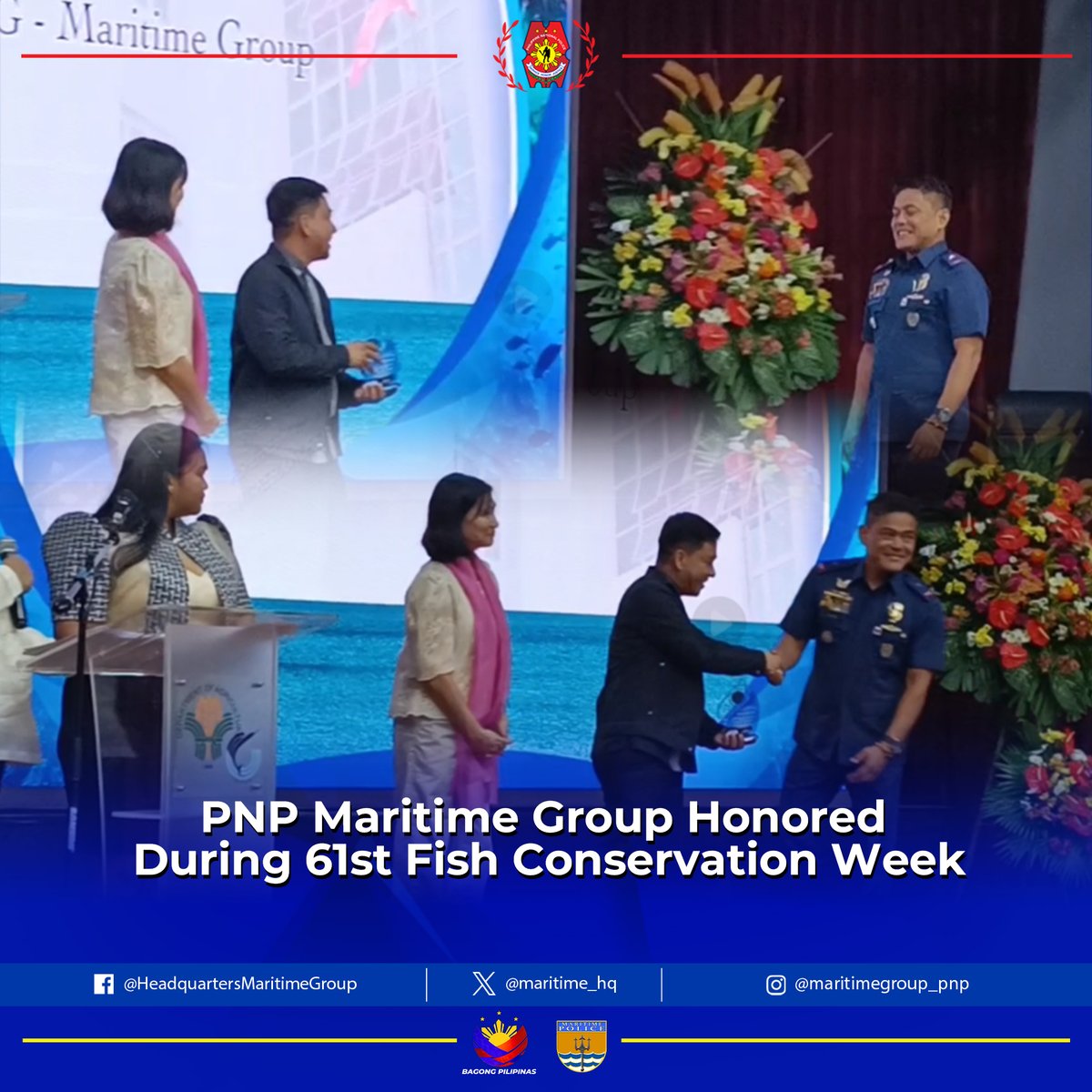 PNP Maritime Group Honored During 61st Fish Conservation Week

See link below:👇👇👇
facebook.com/share/p/afu3sv…