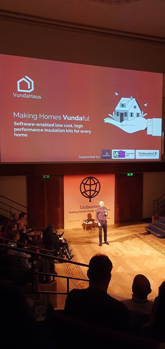 Alex Whitcroft (@alexwhitcroft) on Twitter photo Awesome day with #Vundahaus (pitching our offsite EWI for retrofit) at #WeAreUndaunted The Greenhouse pitch day at the <a href="/Ri_Science/">Royal Institution (now on Bluesky)</a>. Alongside pitches from so many cool climate tech startups! Inc. net zero clay cement, recycled fabric fibre MDF, replica leather grown from DNA Awesome day with #Vundahaus (pitching our offsite EWI for retrofit) at #WeAreUndaunted The Greenhouse pitch day at the <a href="/Ri_Science/">Royal Institution (now on Bluesky)</a>. Alongside pitches from so many cool climate tech startups! Inc. net zero clay cement, recycled fabric fibre MDF, replica leather grown from DNA