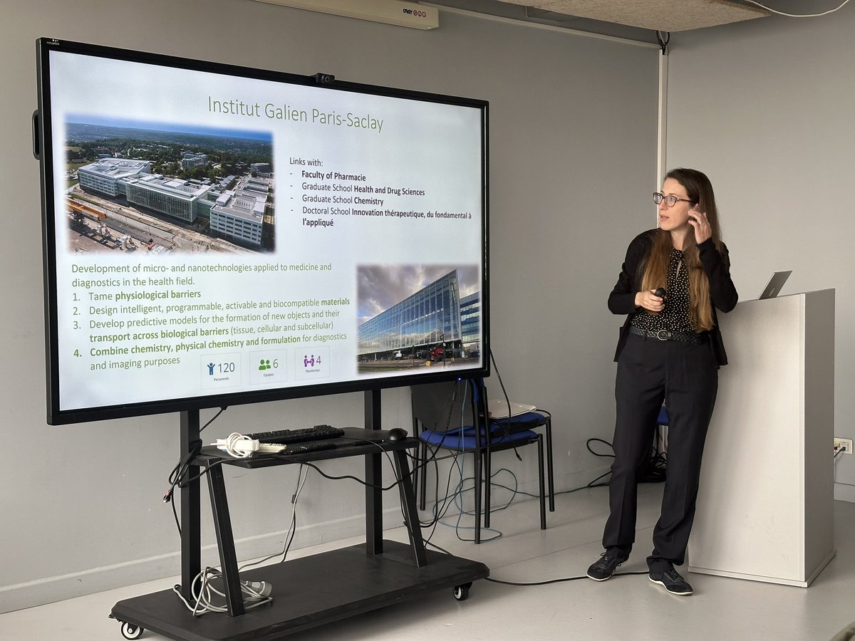 ITODYS Lab (@itodys_lab) on Twitter photo Anaïs PITTO-BARRY <a href="/AnaisPittoBarry/">Anaïs Pitto-Barry</a> <a href="/umr8612/">Institut Galien Paris-Saclay (IGPS)</a> starts the 2024/2025 SCAN seminar session of the chemistry department of <a href="/univ_paris_cite/">Université Paris Cité</a> with a talk entitled "Strategies for the delivery of inorganics to treat cancer". Anaïs PITTO-BARRY <a href="/AnaisPittoBarry/">Anaïs Pitto-Barry</a> <a href="/umr8612/">Institut Galien Paris-Saclay (IGPS)</a> starts the 2024/2025 SCAN seminar session of the chemistry department of <a href="/univ_paris_cite/">Université Paris Cité</a> with a talk entitled "Strategies for the delivery of inorganics to treat cancer".