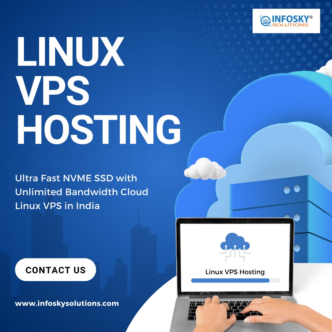 infoskysolution's tweet image. Linux VPS Hosting!
Our VPS Hosting Plan is designed with a high-configuration server.
Learn more: infoskysolutions.com/linux-vps-host…
#vpshosting #hosting #linuxvpshosting #infoskysolutions