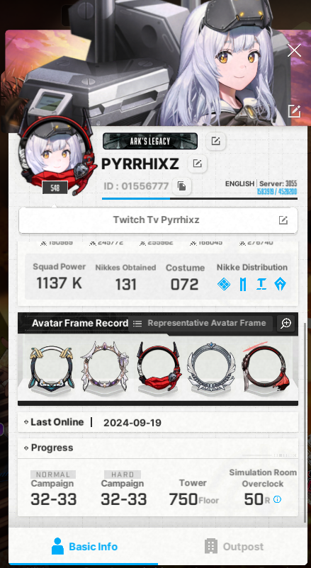 Pyrrhixz's tweet photo. Day 6 of #Succathon is over! We cleared #NIKKE Tribe Tower Stage 750, got our first SUB ONE HOUR UNION RAID CLEAR, and almost made it to the Acrylic stand giveaways!
Thank you all for the support and big thank you to
@Allyane_AK @missnekopon @LifrimVT @Zeth3n @ThereyaStrages and @Nonpawn
for raiding with your lovely communities!
See you all tomorrow and let the Succing continue! 1 Week incoming!