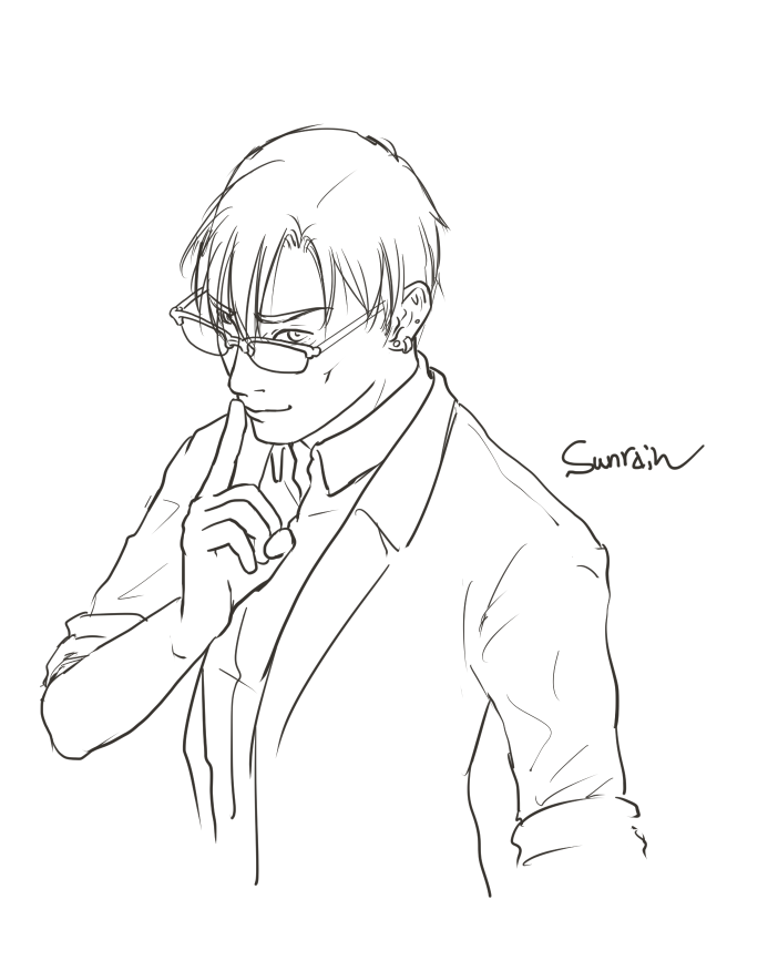 ってことで描いてみました。
アサツキさんとこの鏡さん、ハレトキさんとこのブロンクスさん、あざらしさんとこの鏑木さん、たぬきさんとこのルイちゃん 